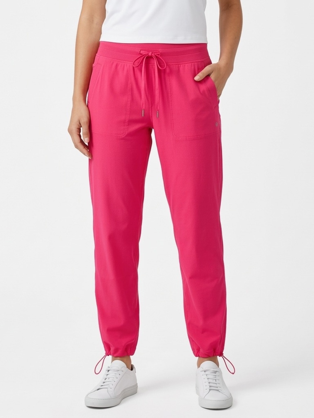 lululemon athletica Women's Bright Pink Drawstring Jogger Pants